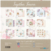 Papers For You Together Forever Scrap Paper Pack (12pcs) (PFY-4260) ( PFY-4260)